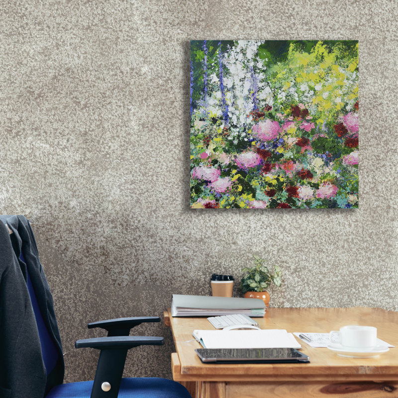  «Summertime» par Allan Friedlander, art mural sur toile, 26 po x 26 po, H 26 po x l 26 po