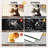Ebern Designs Rectangle Full Length Metal Wall Mirror Set Home Gym Mirror with Tempered Glasses-1243519920-1243519927