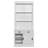 83.4"Tall Bookshelf Suite With LED Lighting,  Bookcase Suite With Sliding Doors,Drawers And Open Shelves,Storage Bookshelf
