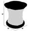 Tabouret d'appoint Barkhamsted Reed-1112197109
