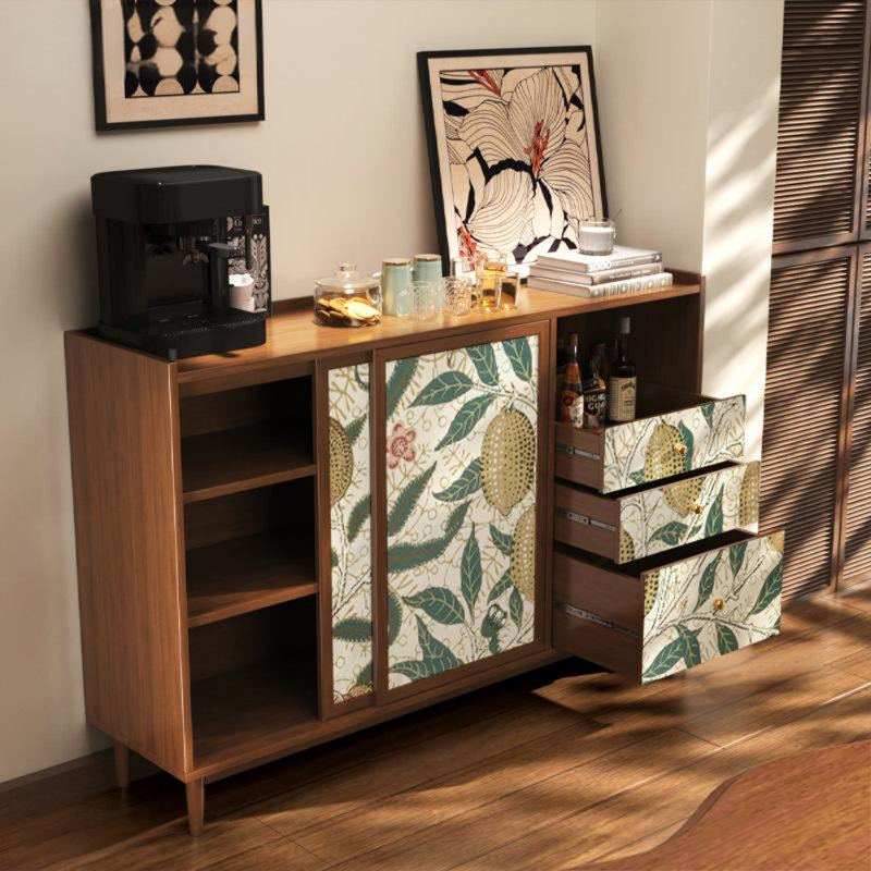 Large-Capacity Retro Sideboard