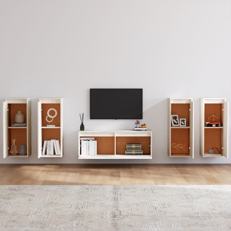 Gerlac Unfinished Entertainment Centre, White