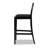 Berthile 30.5" Curved Back Bar Stool, Set Of 2, Ebony Boucle-1773887742