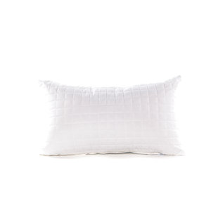 Coussin et housse de coussin rectangulaire allongé à carreaux