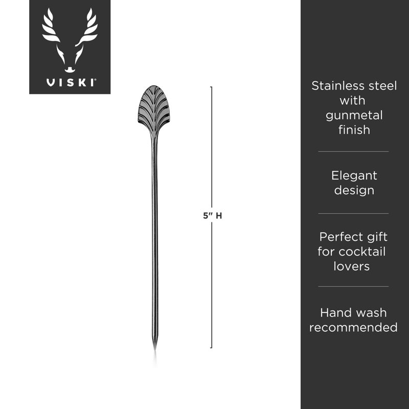 Art Deco Cocktail Picks, Silver