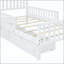 Full Size Wood Platform Bed with Storage Drawers and Safety Guardrails-2063419366-2063419367