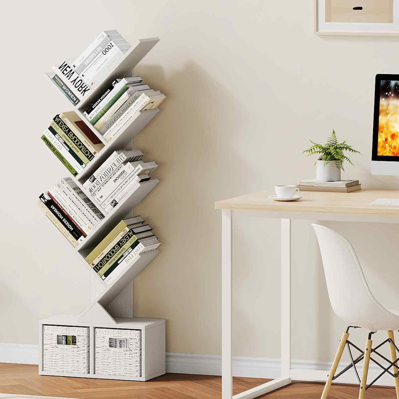Bibliothèque de rangement Daneja, Blanc