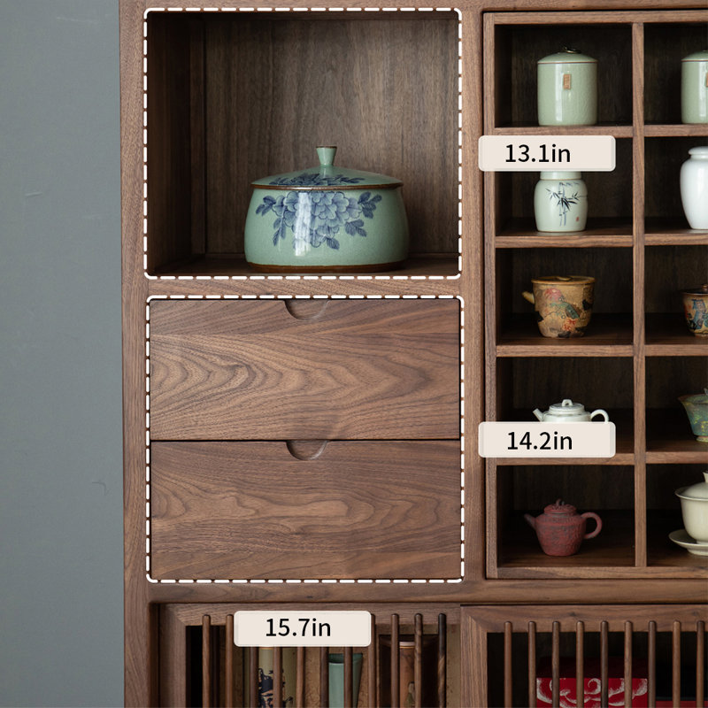 Buffet décoratif Design Simple Atmosphere, Brun
