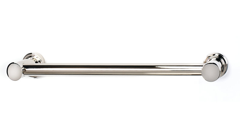 Infinity Wall Mounted Towel Bar, Polished Nickel, 2.75" H x 12" L x 2.75" D