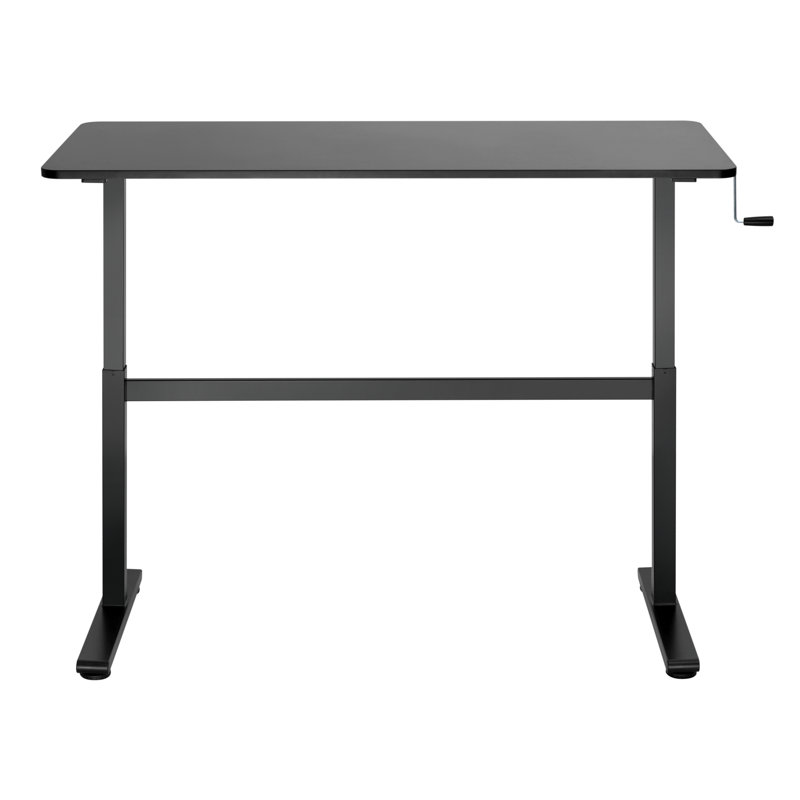 Bureau debout à hauteur ajustable Jaffrey, Noir