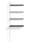 Hitch Metal Base Leaning / Ladder Desk-15882575-15882571