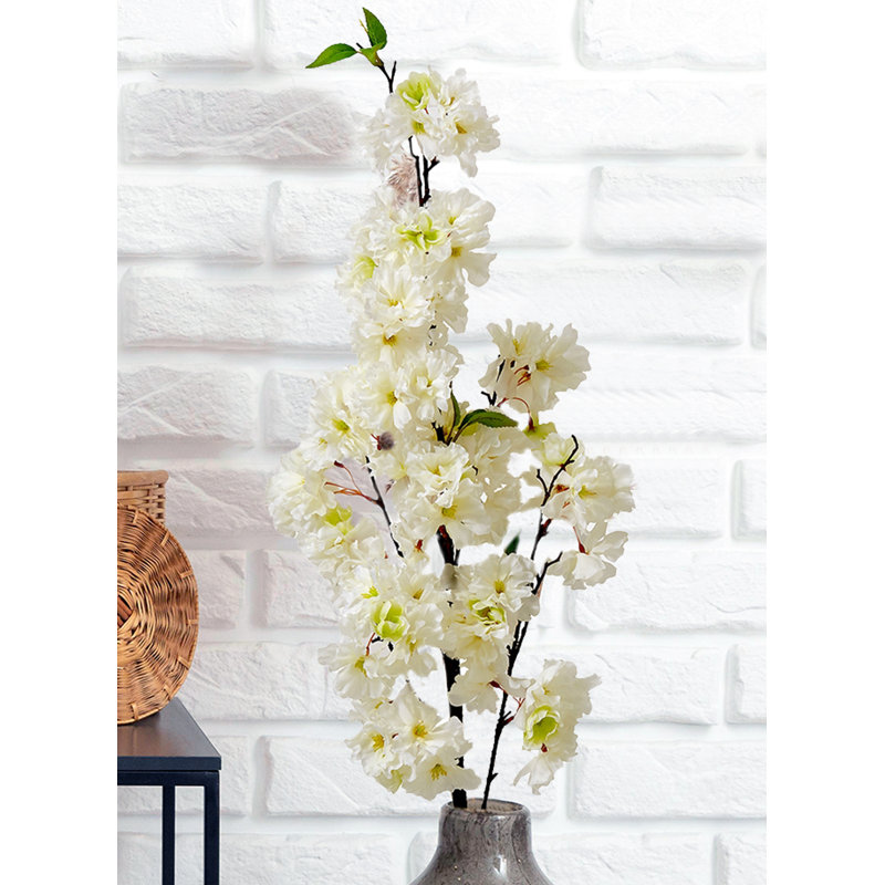 Arrangement de fleurs de cerisier, Blanc
