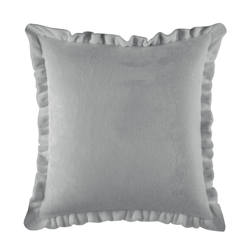 Housse de coussin carré Emma, Gris