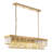 Dimmable Tiered Rectangle Chandelier With Crystal Accents-716270747-792016062