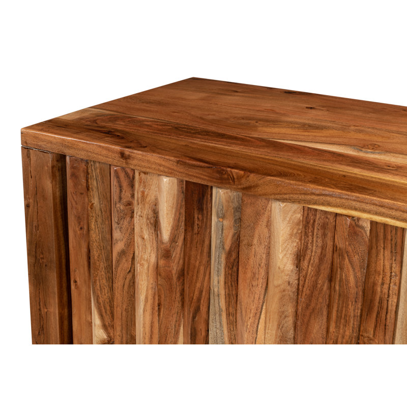 Facet 72'' Rustic Acacia Solid Wood Sideboard