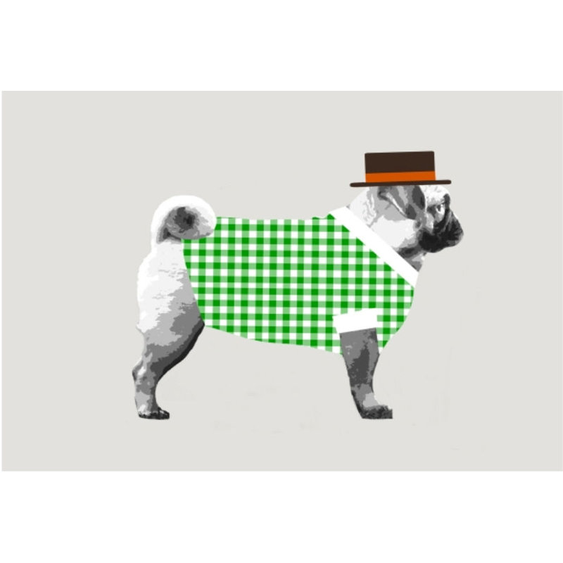 Hugo Print by Emma Brooks, Glass Coat