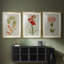 Botanical Array VI - Impression sur mesure encadrée de qualité supérieure - 3 pièces-590192870