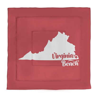 Virginia Modern & Contemporary Polyester Percale Comforter