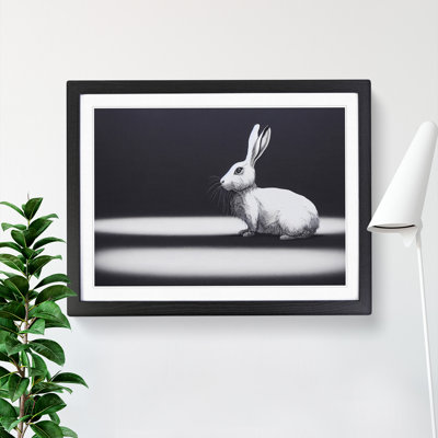 Single Hare - Framed Print
