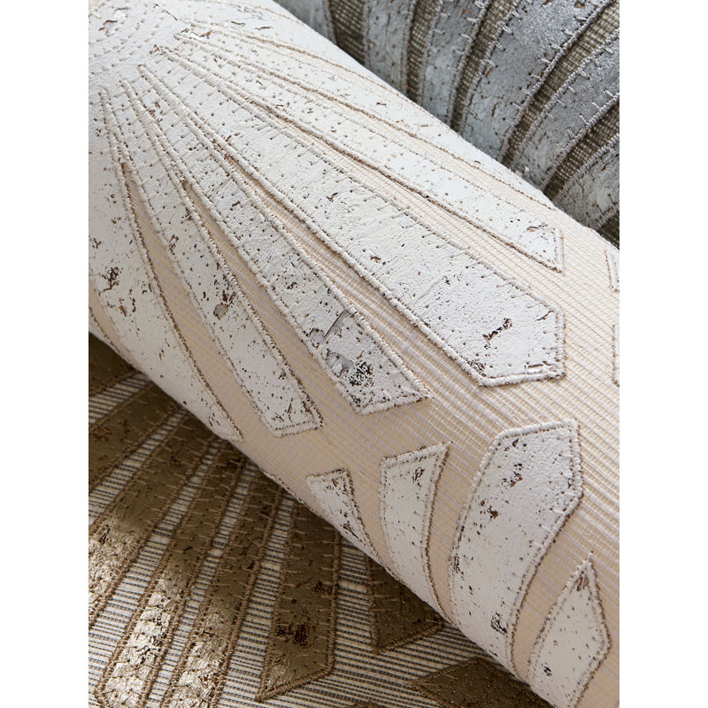 The MET x The House of Scalamandre Milan Diamond Grasscloth, Parchment