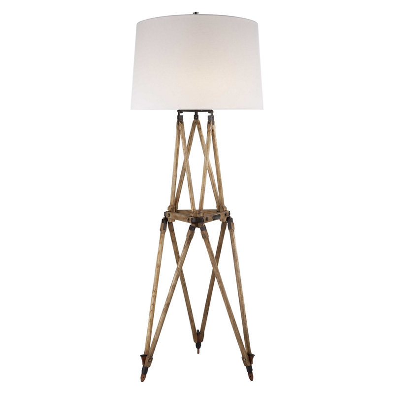 Lampe trépied 2 lumières Ralph Lauren Quincy