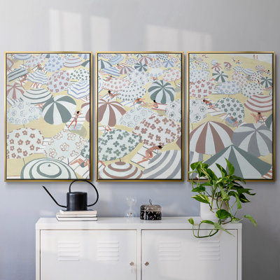 " Subtle Beach " 3 - Pieces