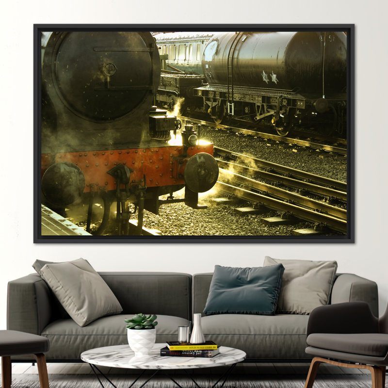 Print on Canvas, 20 cm H x 30 cm W, Framed Print without Mat, Black
