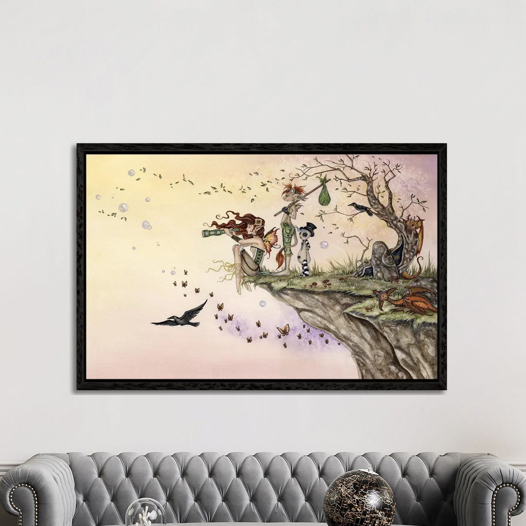 Where The Wind Takes You by Amy Brown - Print on Canvas