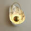 Odessa - Marble Shell Pearl Wall Light – LED White Marble Wall Art Sconce