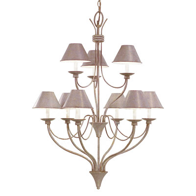  Lustre suspendu 9 lumières Eibo