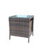 Table basse d'extérieur 1 table basse avec verre trempé transparent-892091697