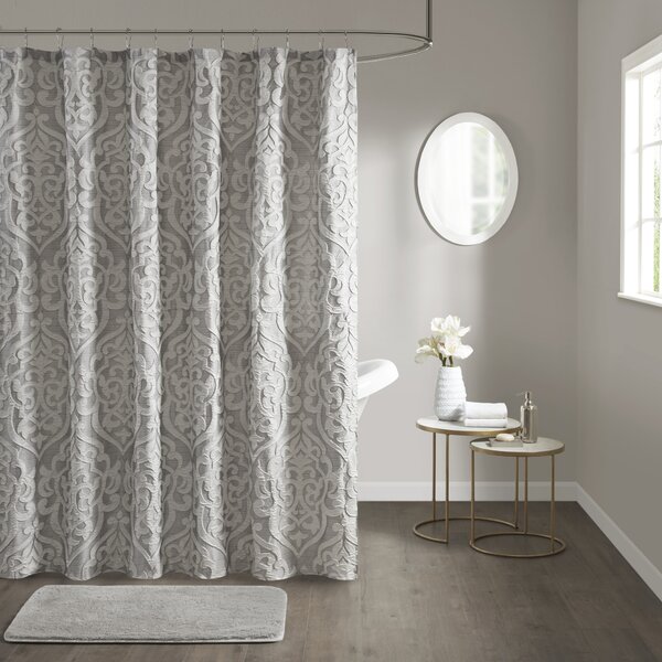 Ambesonne Quatrefoil Shower Curtain, Age-Old Trellis Pattern in