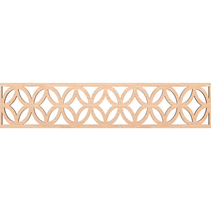 Moulure Crosby, Chêne rouge, H 10 po x l 46,75 po x P 0,375 po