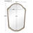  Naomi Antique Brass Mirror