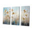 Beige Wildflowers Breeze III - ensemble d'art sur toile Wildflowers-107741341-107741339
