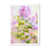Toile avec cadre blanc