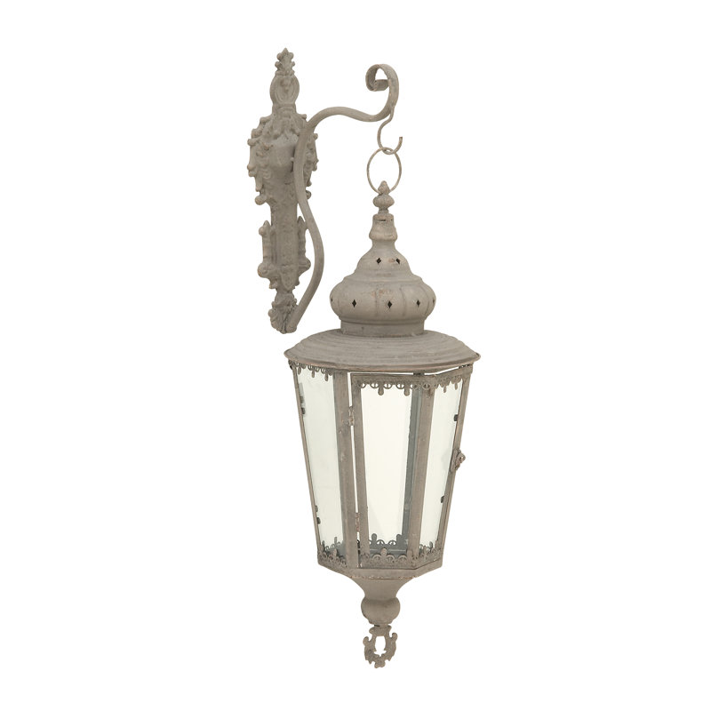 Metal Wall Lantern, Copper