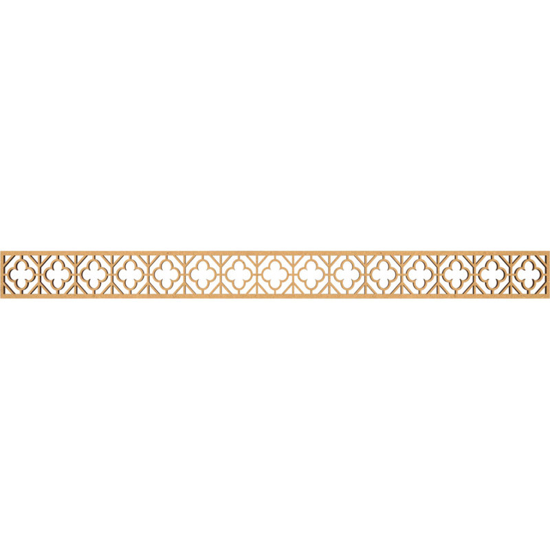 Moulure Hazelton, H 4 po x l 46,375 po x P 0,375 po, Bois aggloméré brut
