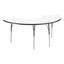 Table d'activité demi-lune 36 "x 72" avec pieds réglables-99075989-39310958