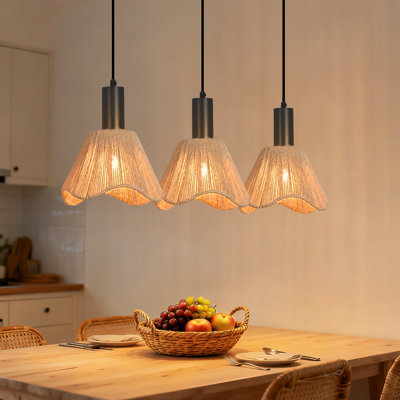 3 - Light Stainless Steel Bell Pendant