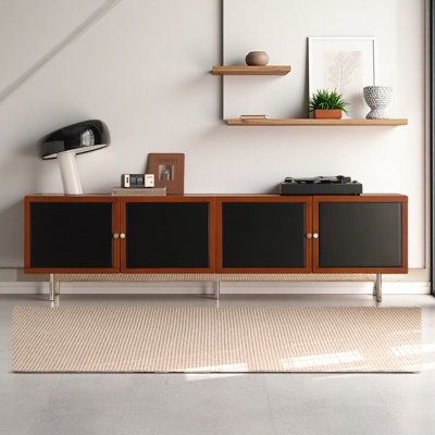 Meuble télé brun moderne et simple