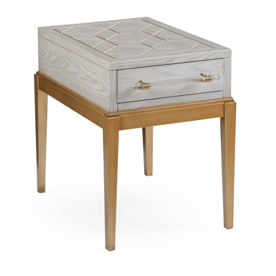 Table de bout avec rangement Updegraff
