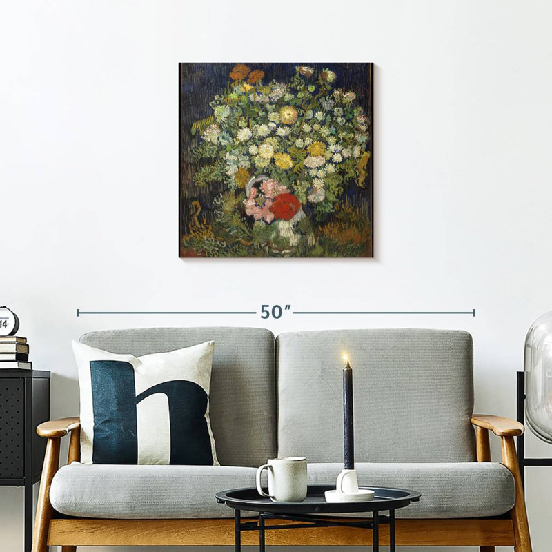 Bouquet de fleurs Harnek dans un vase, H 24 po x l 24 po