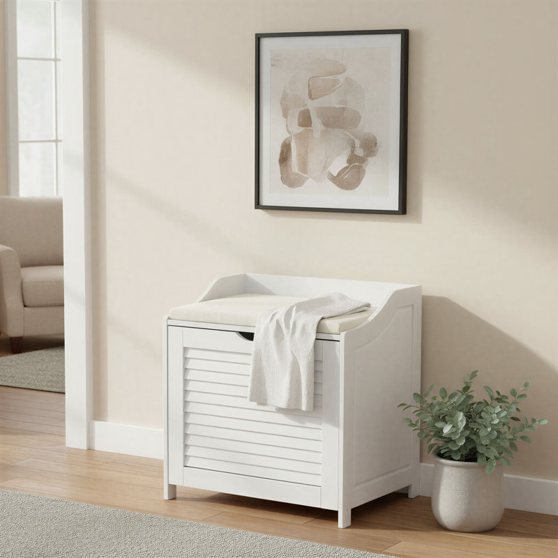 Wood Cabinet Laundry Hamper