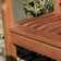 Mayela Solid Wood Traditional Bench