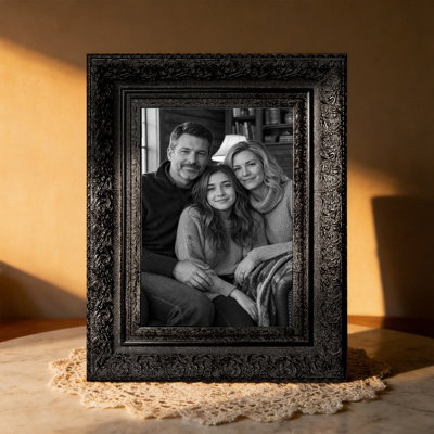 Black 1PC Gallery Inspired Picture Frame for 11" x 14" Photos and Father's Day Gifts
