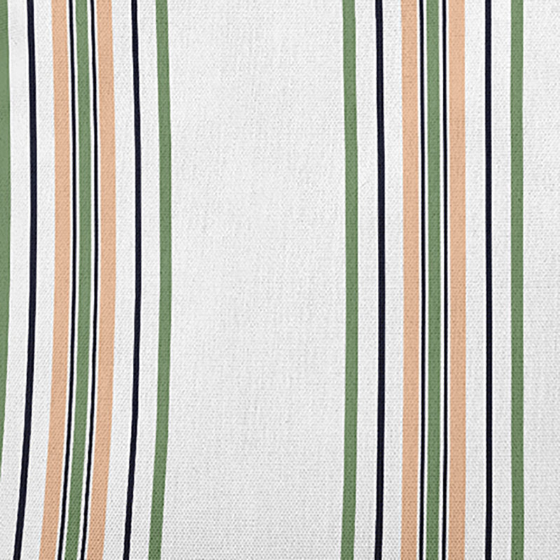 Coussin intérieur / extérieur Leafy Branch, H 20 po x l 20 po, Vert / bleu / jaune rayé