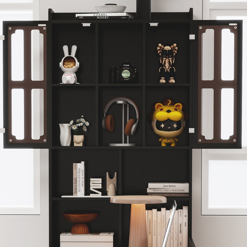 Bureau d'ordinateur en L, Noir