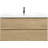 42" Floating Bathroom Vanity Modern Wall-Mounted Single Vanity with Integrated Resin Top, 2 Soft Close Drawers, Full Assembly, Natural Oak-1646631035