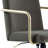 Elle Decor Giselle Modern Home Office Desk Chair with Gold Arms and Base-36124655